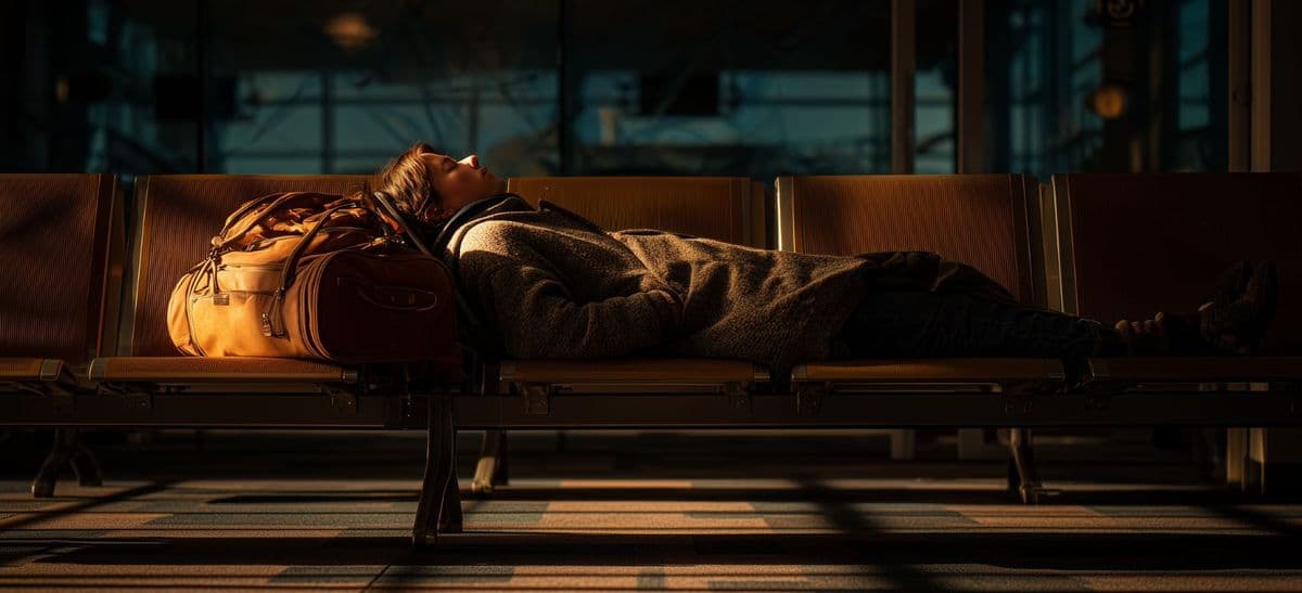 Schlafen am Flughafen, so klappt es sicher und bequem