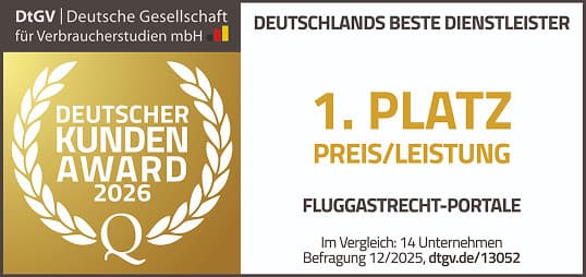 1. Platz Preis/Leistung Deutscher Kunden Award 2026